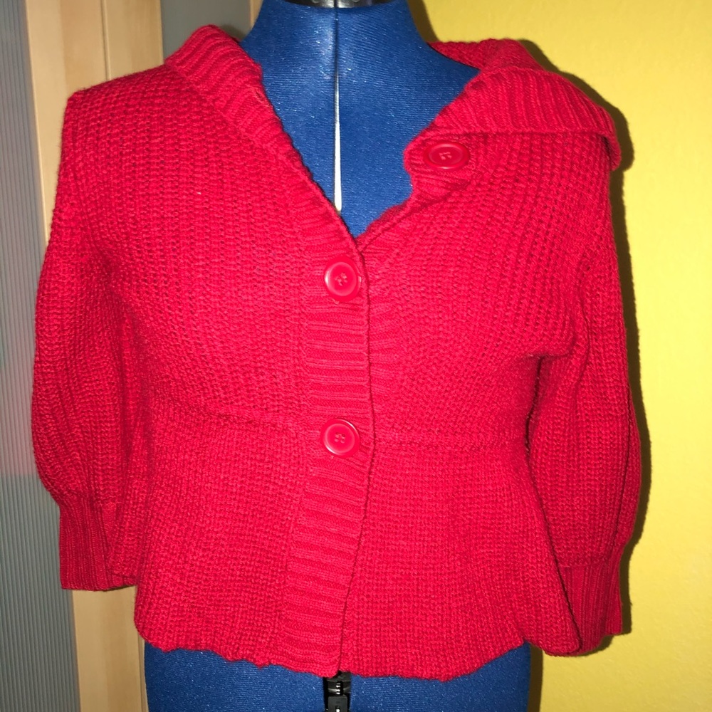 Red sweater